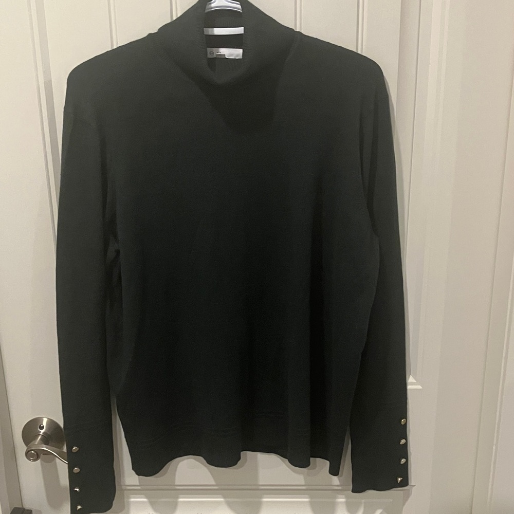 CLEO Sweater Turtleneck DARK GREEN XL